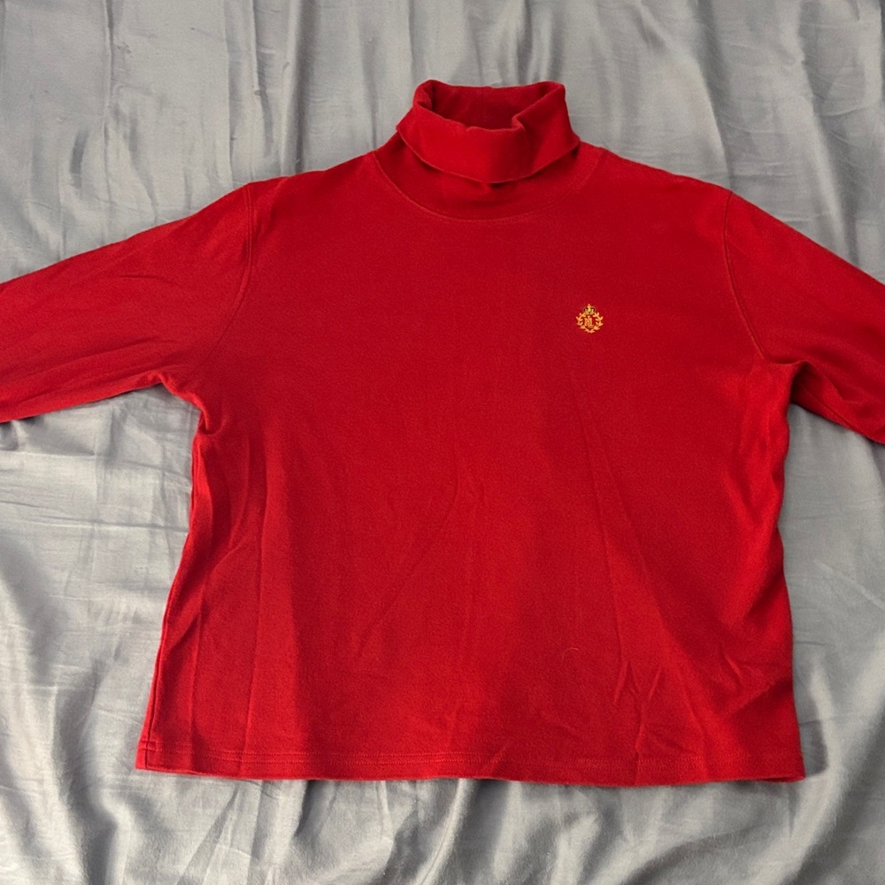 Ralph Lauren Vibrant Red Turtleneck Sweater
